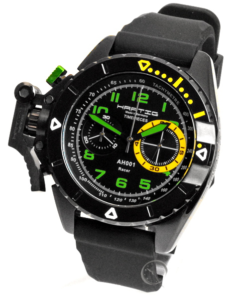 Hartig Racer Green Handaufzug Chronograph