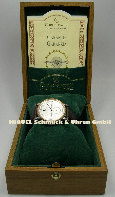 Chronoswiss Delphis in Rotgold und Edelstahl