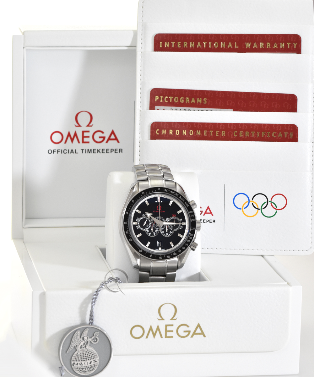 Omega Speedmaster Chronograph Chronometer Broad Arrow 5 Counters Ref. 321.30.44.52.01.001