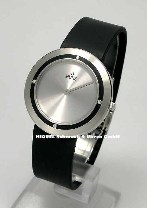 Bunz Designtime Armbanduhr in Mediumgröße