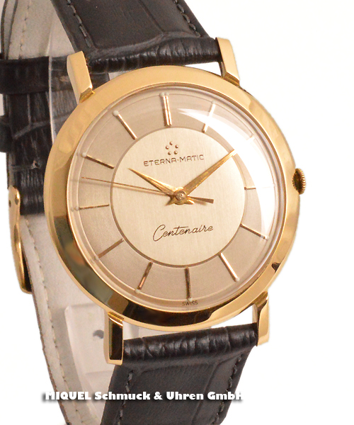 Eterna Matic Centenaire 750/000 Gold - Sehr selten angebotene Uhr
