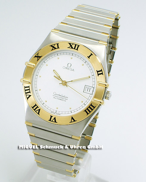 Omega Constellation Automatik Chronometer aus Stahl-Gold