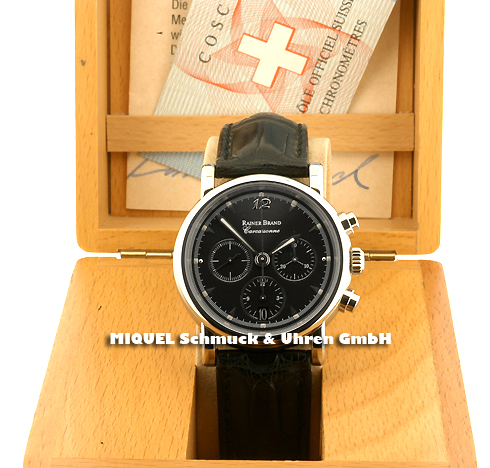 Rainer Brand Carcassonne Chronometer - Sehr selten - Mit Lémania Kal. 1352
