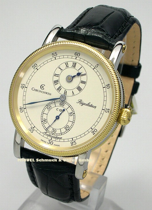 Chronoswiss Regulateuer Automatic in Stahl-Gold