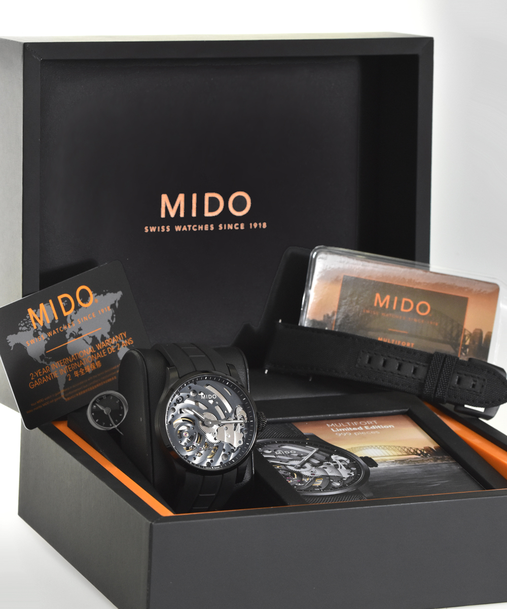 Mido Multifort Mechanical Skeleton Limited Edition Ref. M032.605.47.410.00