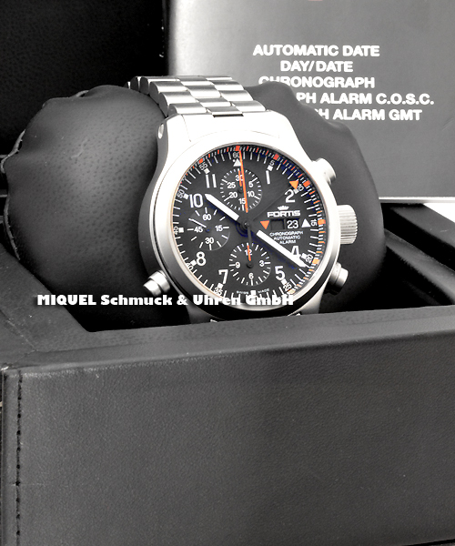 Fortis B-42 Pilot Professional Chronograph Alarm