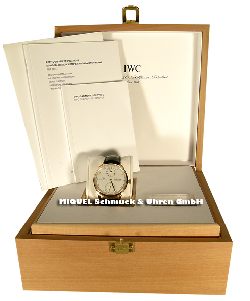 IWC Portugieser Regulateur Sonder-Edition Wempe Chronometer