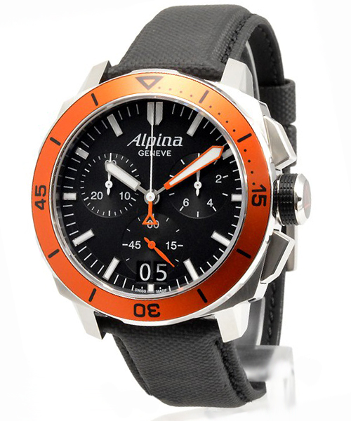 Alpina Seastrong Diver 300 Chronograph Big Date -39,8%gespart!*