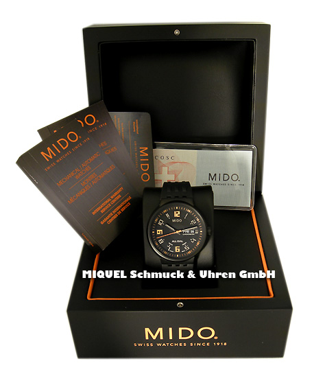 Mido All Dial Automatik Chronometer - Für Sie als V.I.P.-Kunde gratis dazu: Einen Kugelschreiber von