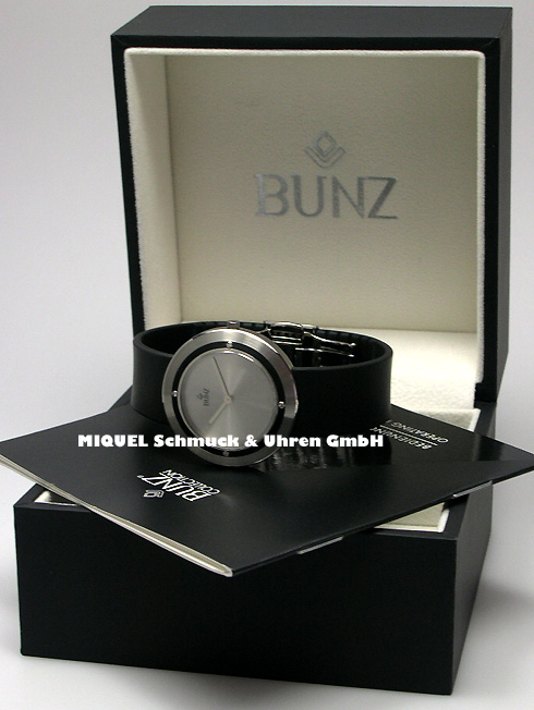 Bunz Designtime Armbanduhr in Mediumgröße