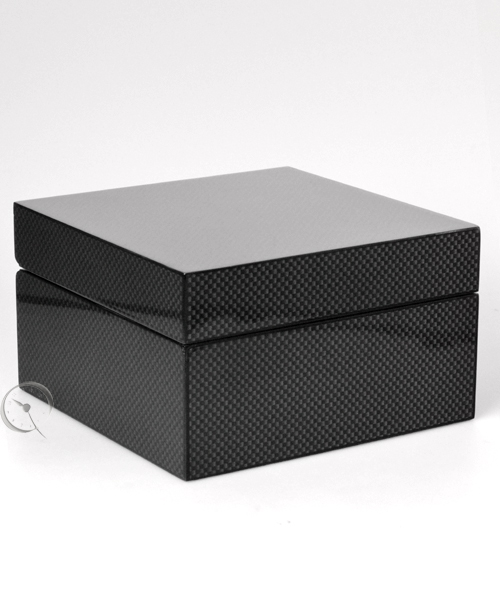 Uhrenbox Carbon-Optik large