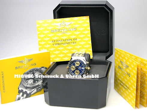 Breitling Chronomat in Stahl - 750er Gold