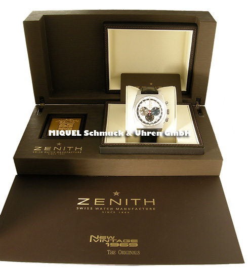 Zenith Vintage 1969 Chronograph aus Edelstahl Limitierte Edition