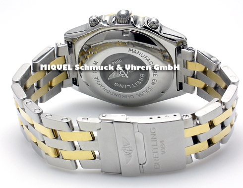 Breitling Chronomat  mit Goldlünette