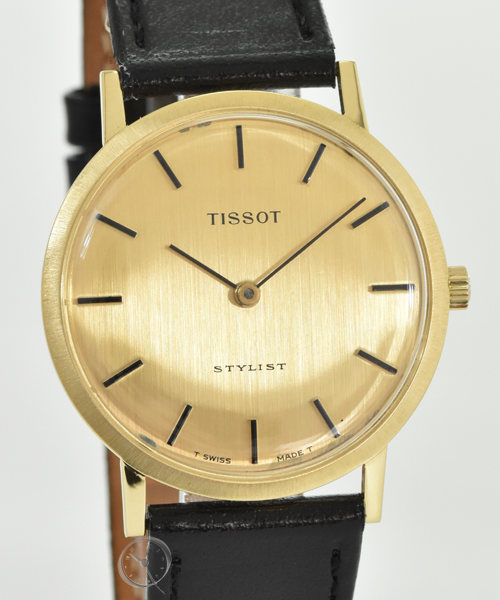 Tissot Stylist Handaufzug 18ct Gold