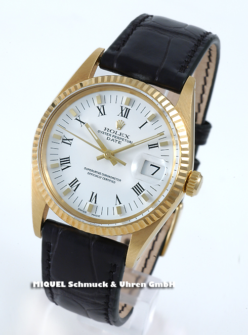 Rolex Oyster Perpetual Date Gelbgold