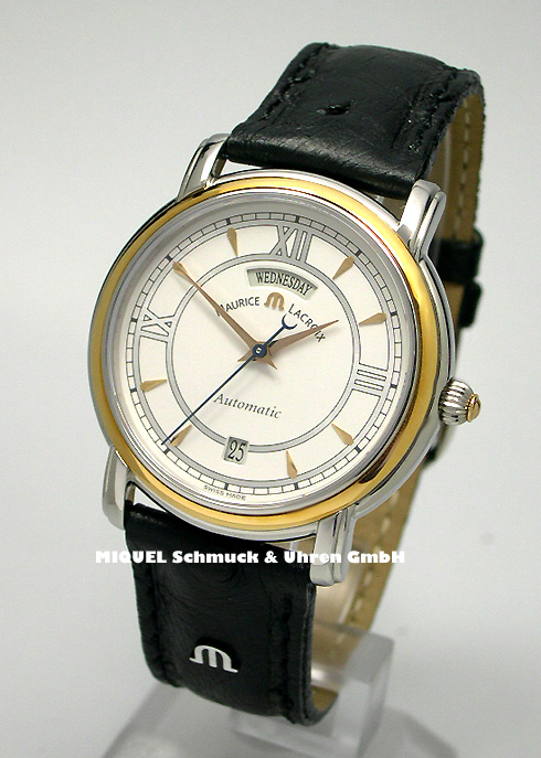Maurice Lacroix Pontos DayDate Automatik in Stahl-Gold