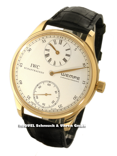 IWC Portugieser Regulateur Sonder-Edition Wempe Chronometer