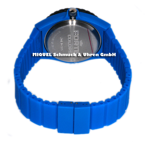 Fortis Colors Uhr mit Wechselarmband in blau