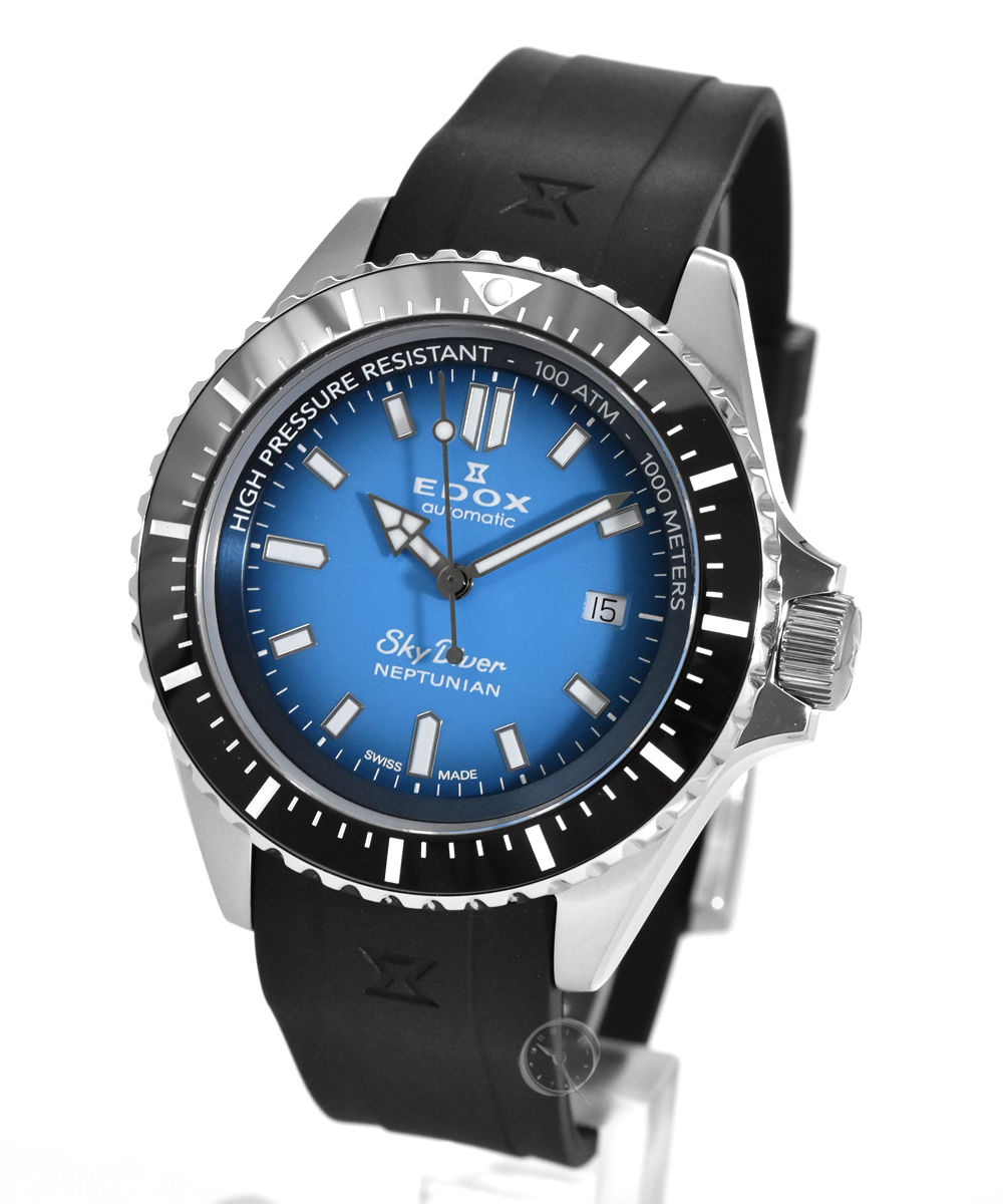 Edox SkyDiver Neptunian Automatic  - 20% gespart!*