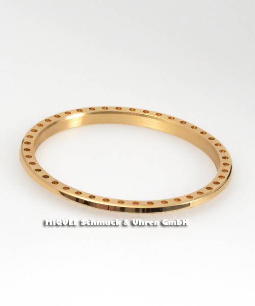 Massiv Gold Lünette mit Brillantbesatz passend für Rolex Datejust 36