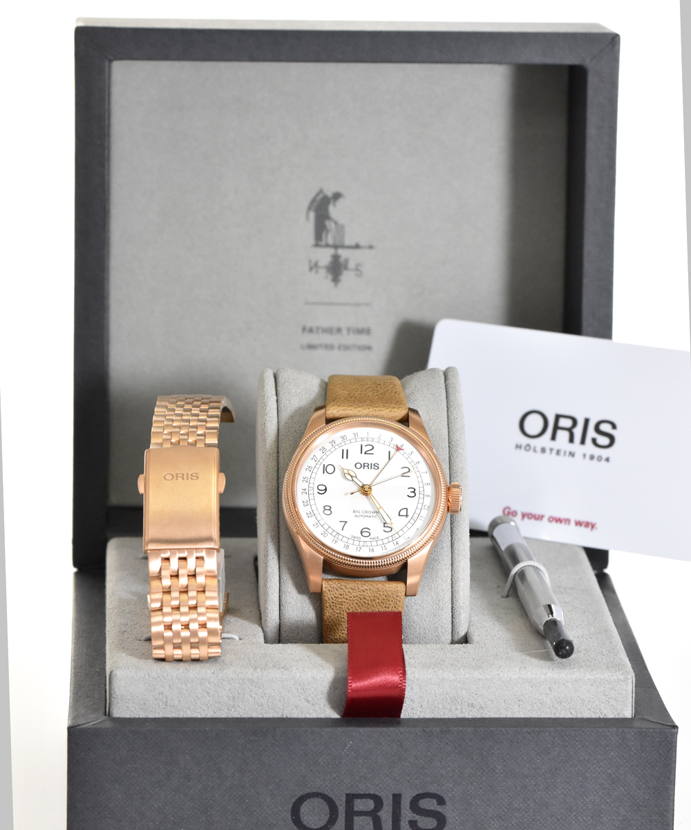 Oris Big Crown Pointer Date Father Time Limited Edition Ref.  01 754 7741 3161-Set