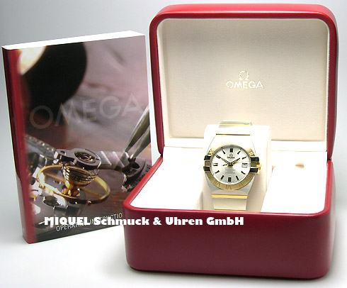 Omega Double Eagle Co-Axial Chronometer aus Stahl-Gold