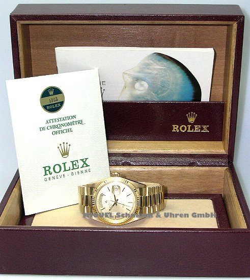 Rolex Day-Date in 18 Karat Gelbgold