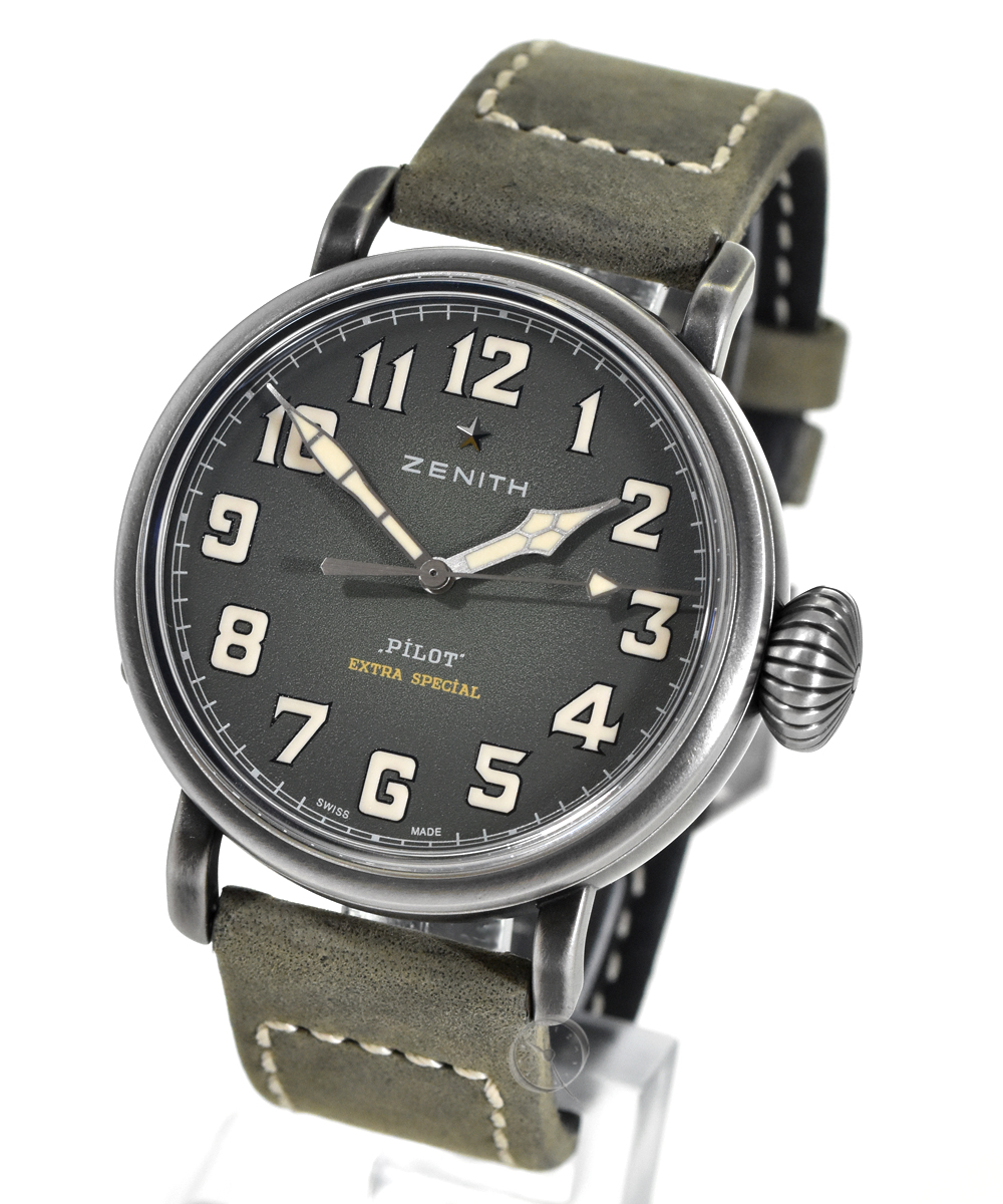 Zenith Pilot Type 20 Limited Edition Aged Stainless Steel -21,1% gespart !*