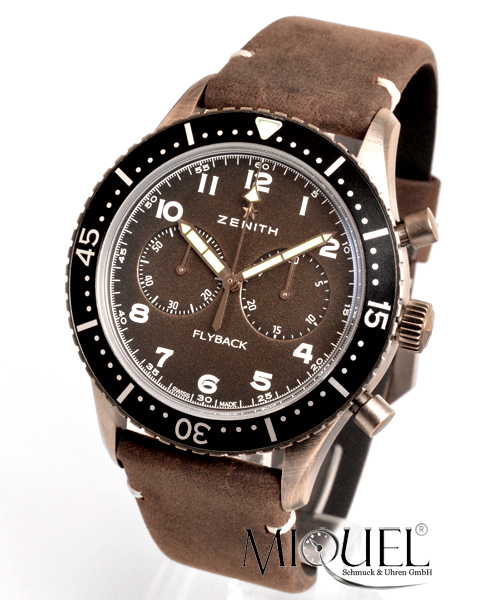Zenith PILOT Cronometro Tipo CP-2 Flyback - 24.1% gespart!*