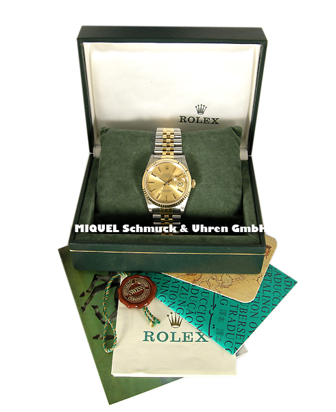 Rolex Oyster Datejust aus Stahl/Gold