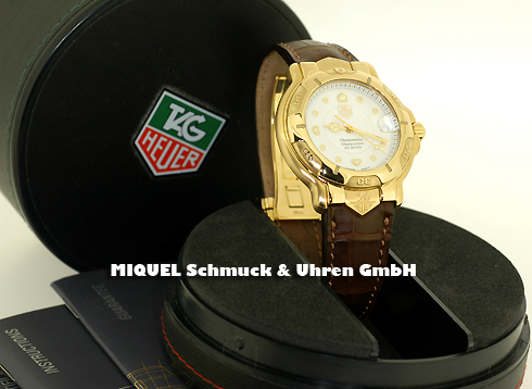 TAG Heuer 6000 Automatik Chronometer in 18 ct. Gelgbold