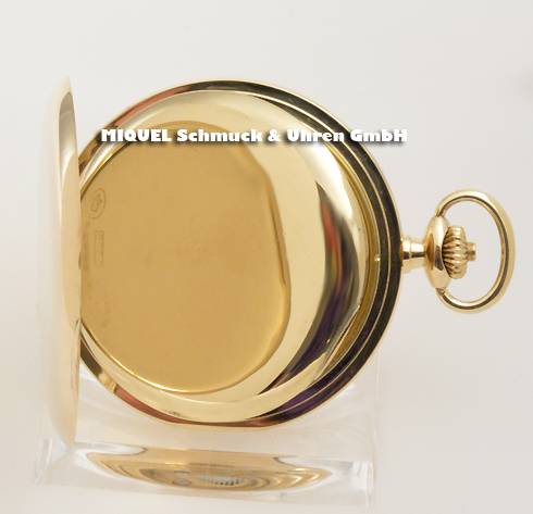 Glashütte Lange-Uhr Taschenuhr aus 14 ct Gelbgold