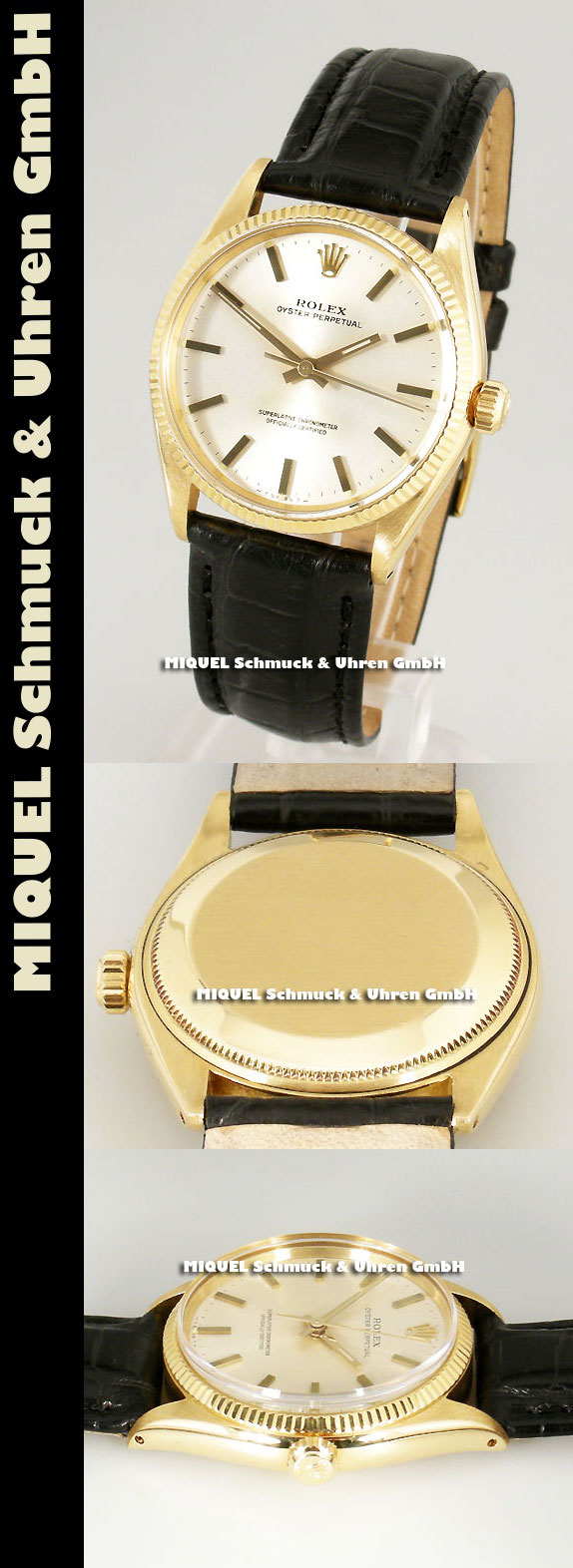 Rolex Oysterdate Perpetual Chronometer aus Gelbgold