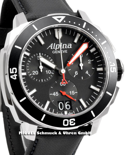 Alpina Seastrong Diver 300 Chronograph Big Date 