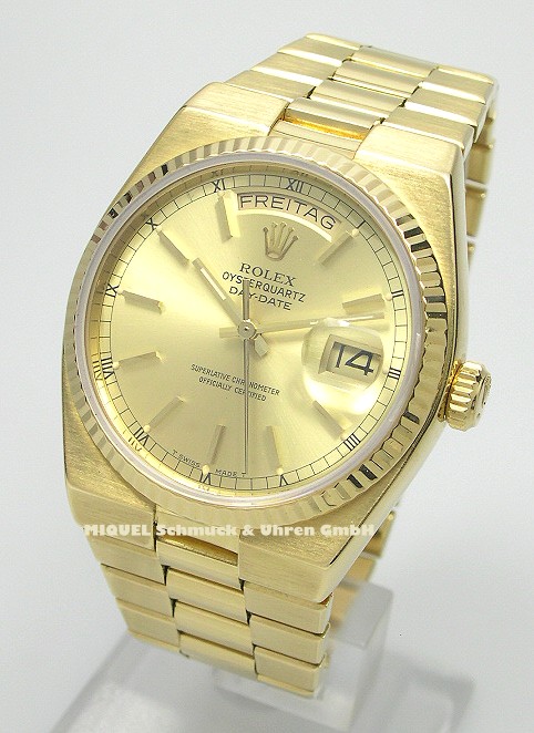 Rolex Day-Date Oysterquartz Chronometer in 18 Karat Gelbgold