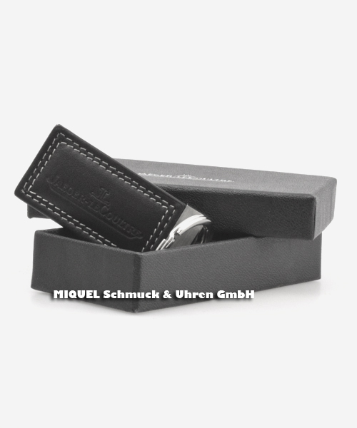 Jaeger-LeCoultre Leder Schlüsselanhänger schwarz mit Etui
