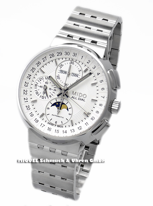 Mido All Dial Moonphase Chronograph