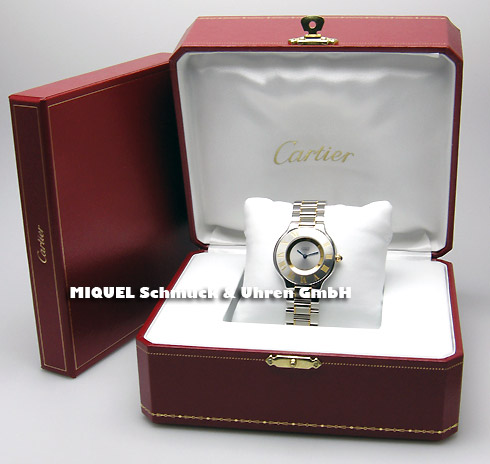 Cartier Must 21 Stahl-Gold