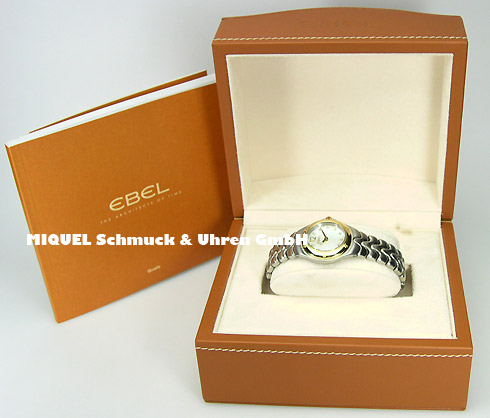 Ebel Sportwave Damen Uhr Stahl/gold 28mm Vintage E041 Mit für