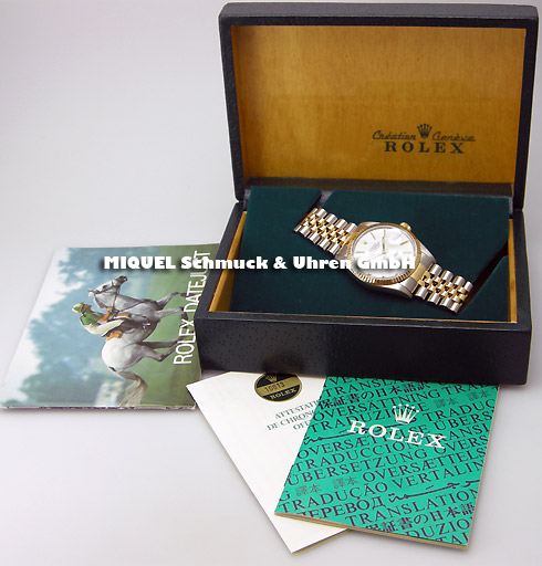 Rolex Oyster Datejust aus Stahl-Gold