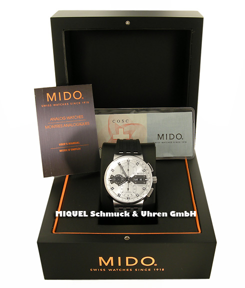 Mido All Dial Chronometer Chronograph