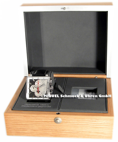 Union Averin Chronograph - Für Sie als V.I.P.-Kunde gratis dazu: Einen Faber Castell Kugelschreiber